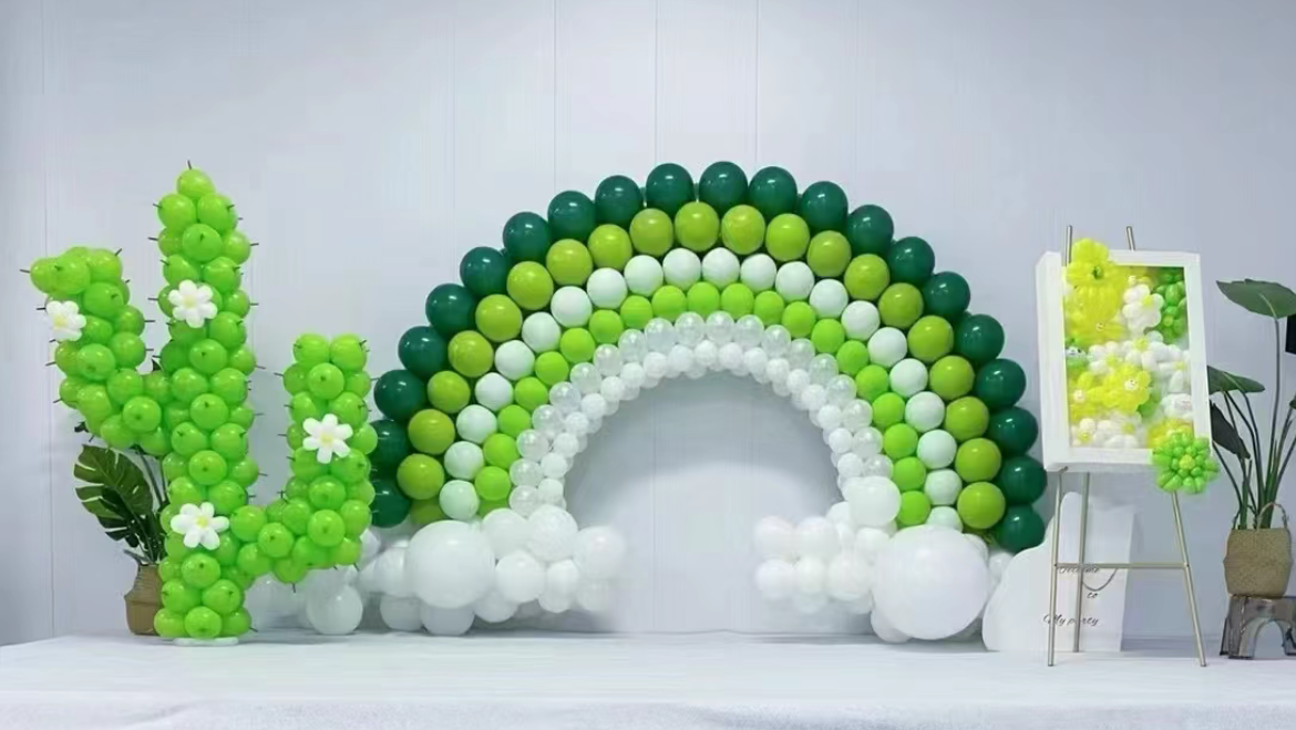Balloon Rainbow Backdrop